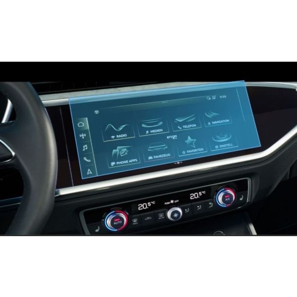 Audi Q3 Multimedya Uyumlu Ekran Koruyucu Nano 10.1 inç