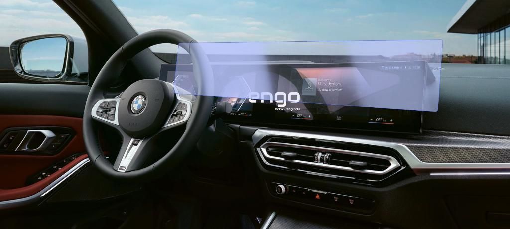 BMW 320i Ekran Koruyucu Dijital Gösterge Ve Multimedya Kavisli Ekran