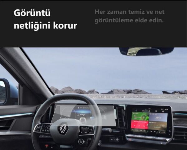 Renault Austral Dijital Gösterge Mat Ekran Koruyucu 12.3 İnç