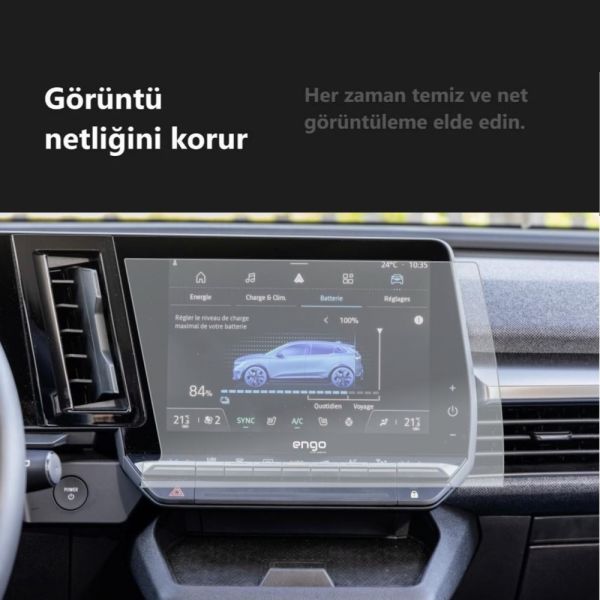 Renault Austral Multimedya Mat Ekran Koruyucu 9 İnç