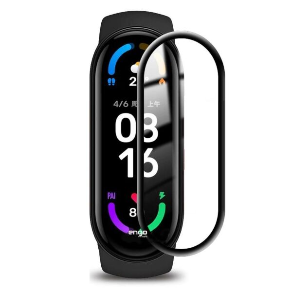 Xiaomi Mi Band 7 Ekran Koruyucu Tam Kaplama Esnek Koruyucu