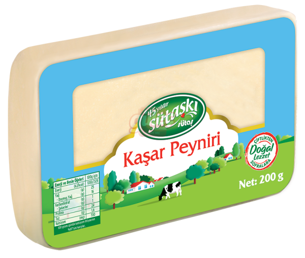 Sütaş Kaşar Peyniri 200 G