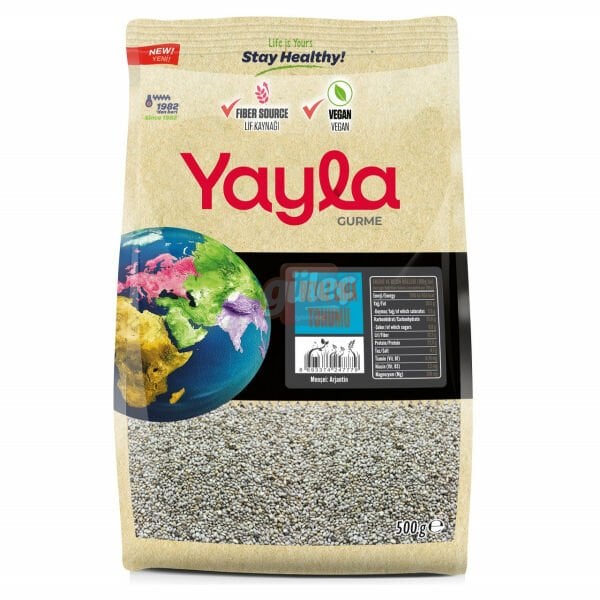 Yayla Gurme Beyaz Chia Tohumu 500 G