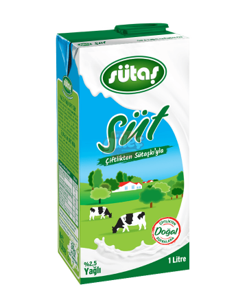 Sütaş Tam Yağlı (%2,5) Süt 1 L