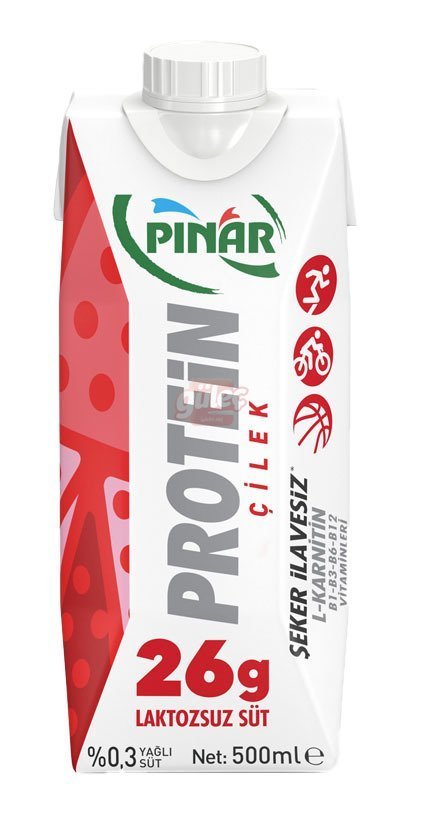 Pınar Protein Çilekli Süt 500 Ml