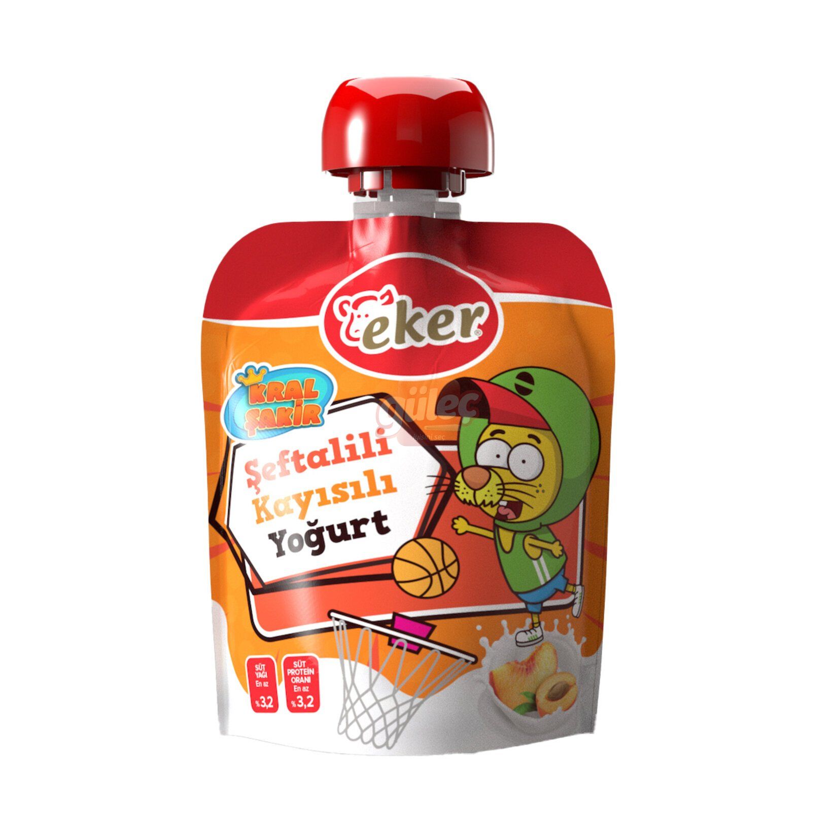Eker Pouch Şeftali-Kayısılı Yogurt 65 G