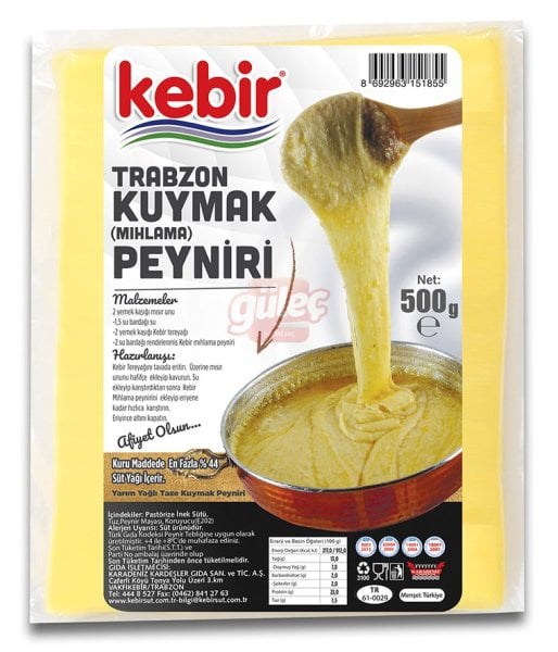 Kebir Trabzon Kuymak Peyniri 500 G