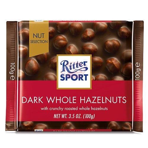 Ritter Sport Dark Whole Hazelnuts Fındıklı Bitter Çikolata 100 G
