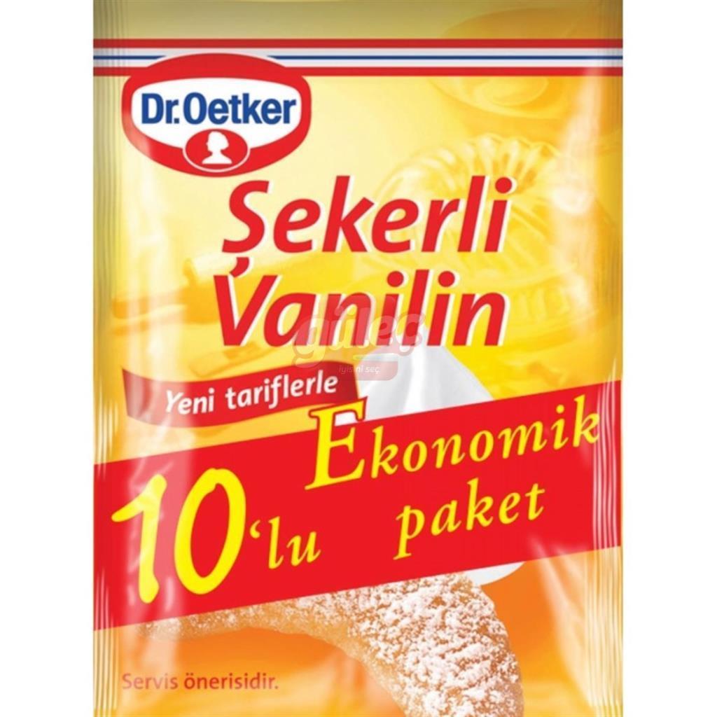 Dr.Oetker Şekerli Vanilin 10'lu Paket 50 G
