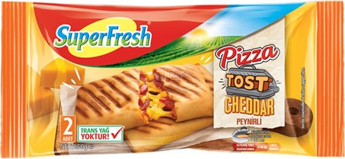 SuperFresh Pizza Tost Cheddar Peynirli 250 G