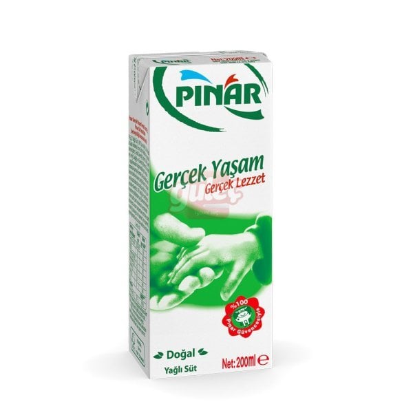 Pınar Tam Yağlı Süt 200 Ml