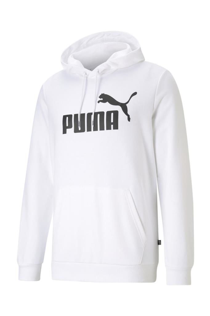Puma Erkek Sweatshirt Big Logo - Beyaz - Siyah 58668802