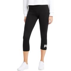 Puma Ess 3/4 Logo Leggings Kadın Günlük Tayt 58682801 Siyah