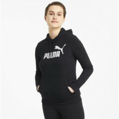 Puma Ess Logo Hoodie Tr Kadın Siyah Sweatshirt - 58679101
