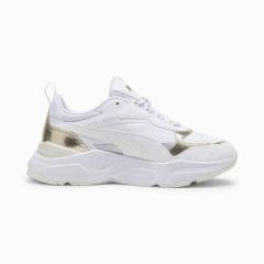 Puma Zapatilla Cassia Metallic Shine Kadın Beyaz Sneakers 39526701