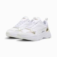 Puma Zapatilla Cassia Metallic Shine Kadın Beyaz Sneakers 39526701
