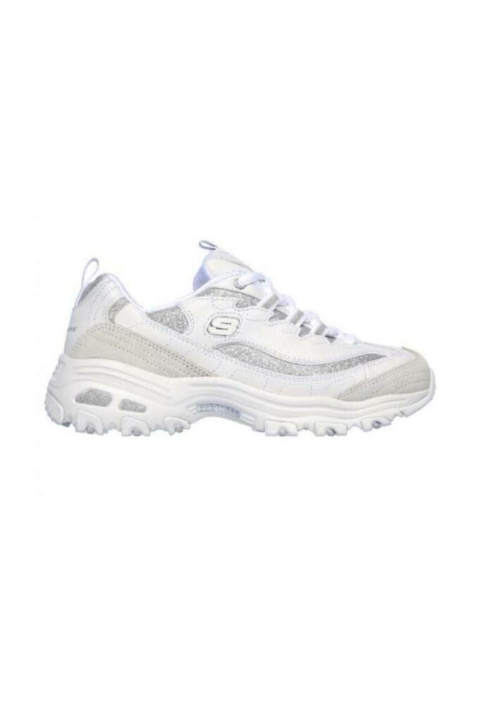 Skechers D'Lites-Glimmer Eve Kadın Beyaz Sneakers 13155 WSL