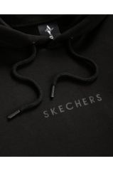 Skechers M 2xi-lock Arm Zipped Hoodie Erkek Siyah Sweatshirt S221022-001