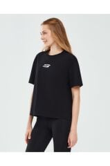 Skechers Graphic T-shirt W Short Sleeve Kadın Siyah Tshirt S241011-001