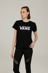 Vans Wm Drop V Ss Crew-b Kadın T-shirt VN0A5HNMBLK1