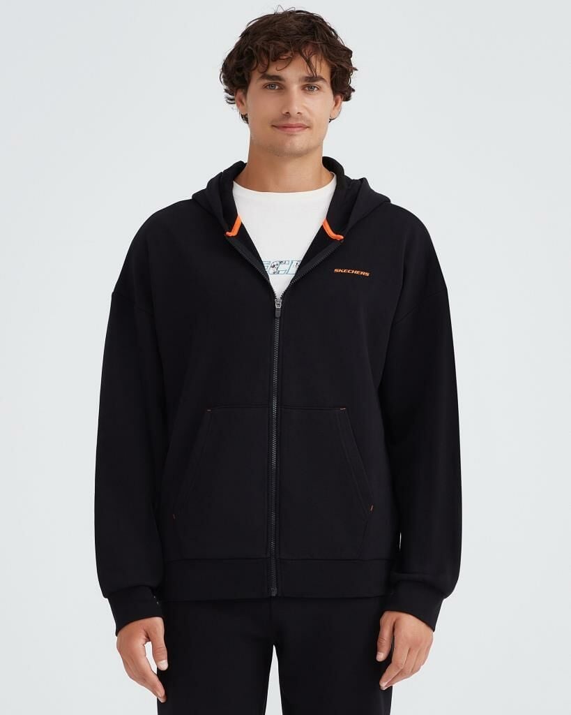 Skechers M Essential Full Zip Hoodie Sweatshirt S232439-001