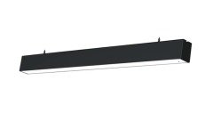 LED Linear Armatür ACİL Kitli Sarkıt Siyah 120cm 29W Soğuk Beyaz