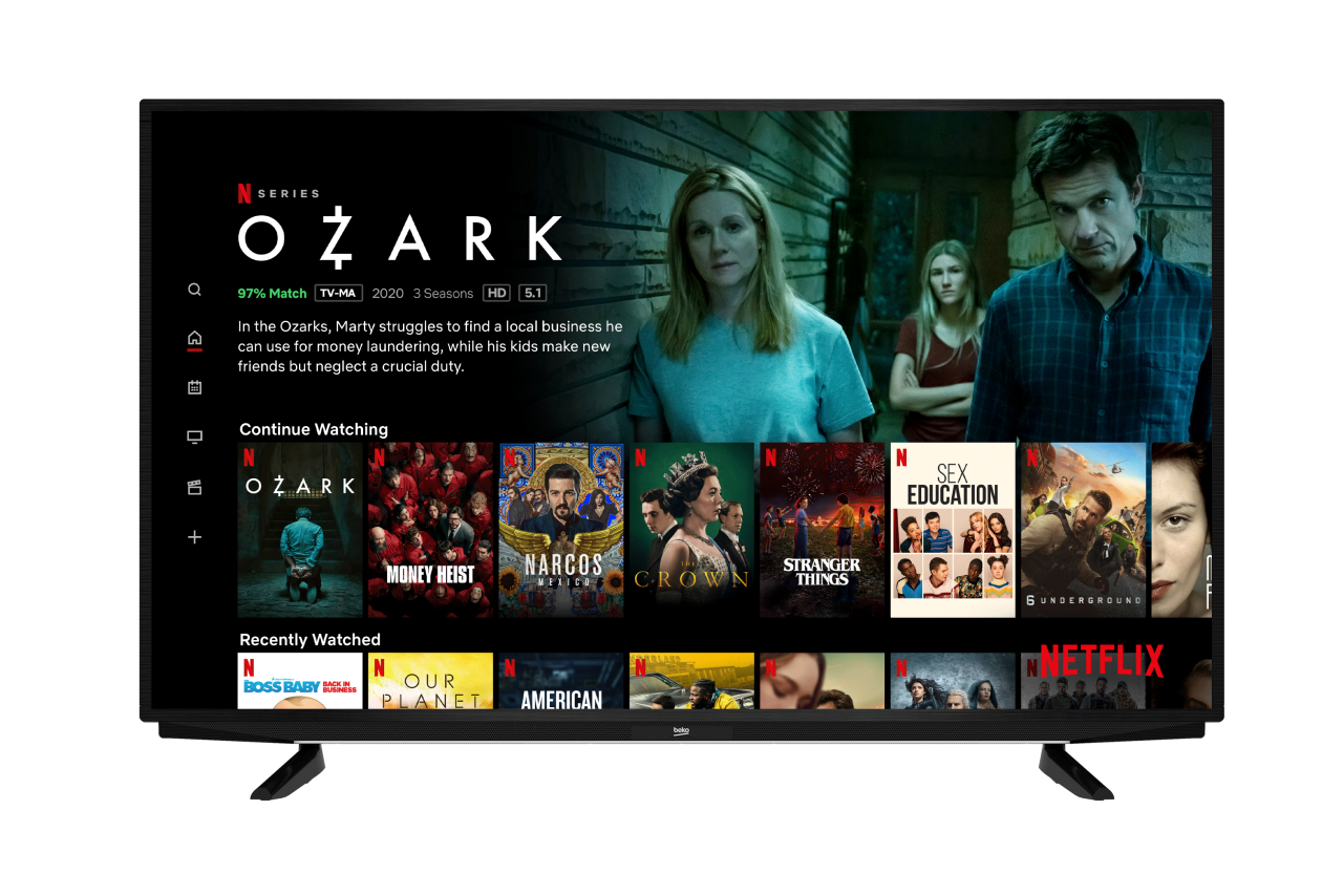 Beko Crystal Pro B50 A 860 B 4K Ultra HD 50'' 127 Ekran Uydu Alıcılı Smart LED Televizyon