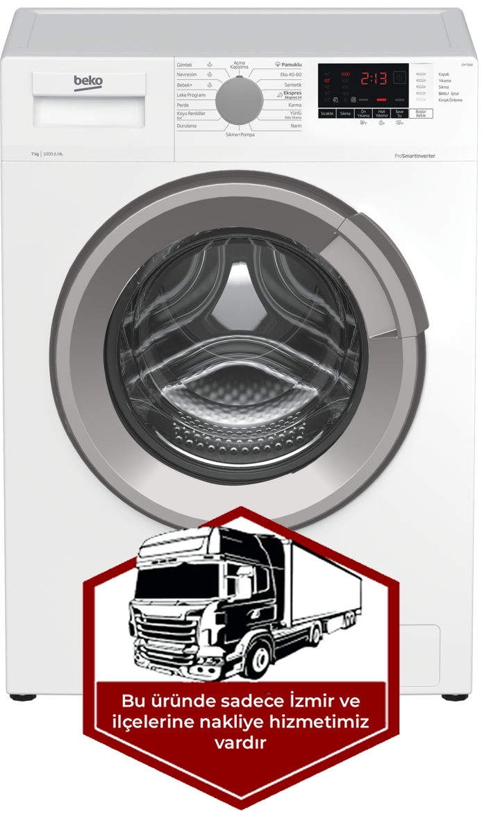Beko CM 7100 1000 Devir 7 kg Çamaşır Makinesi