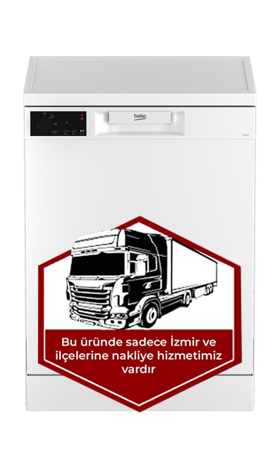 Beko BM 3143 3 Programlı Bulaşık Makinesi
