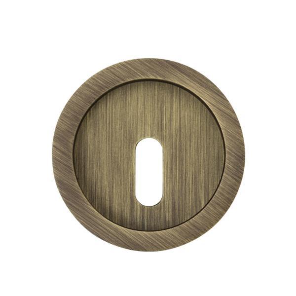 ROUND Gömme kulp (oda) antik bronz