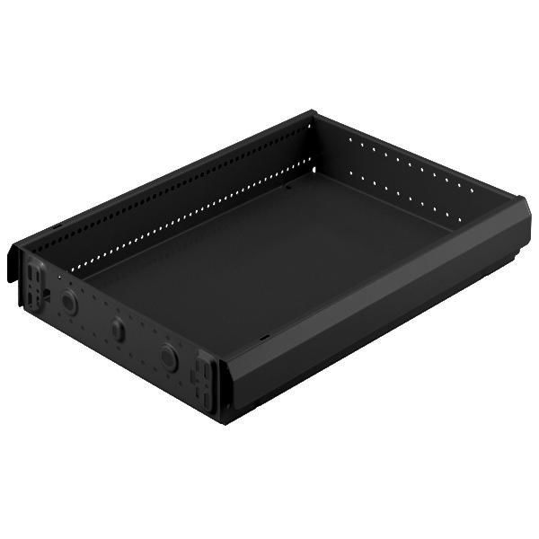 Organizasyon çekmece. siyah 232x483x74mm