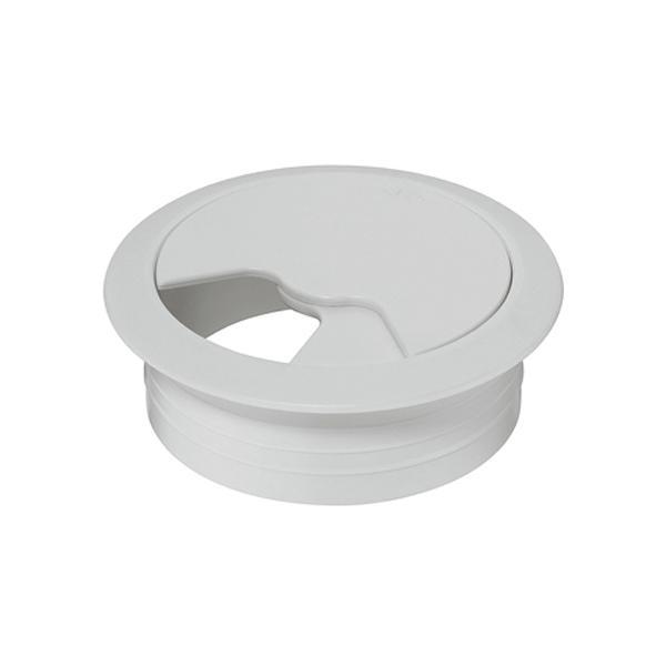YETI Kablo kapagi,2 parça,beyaz Ø80mm