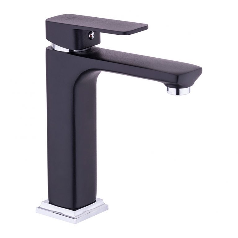 Pera Serisi Siyah Lavabo Bataryası