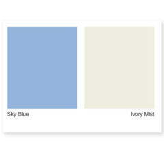 A.S. Kaplama metal. sky blue/ivory mist