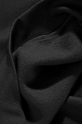 Siyah İskelet Baskılı Unisex Geniş Kesim İçi Polar Kapüşonlu Sweatshirt