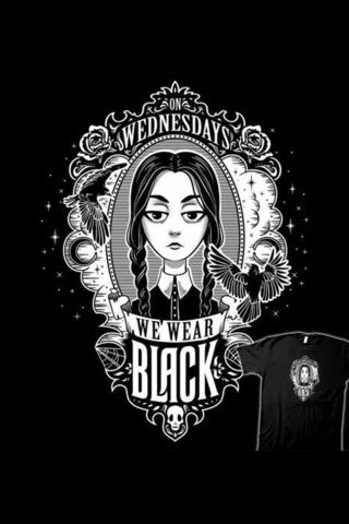 Siyah Wednesday We Wear Black Unisex T-Shirt