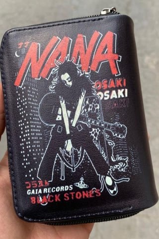 Black Stones Nana Osaki Guitar Kısa Cüzdan