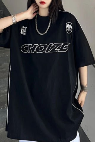 Siyah Choize Extra Cash Jersey Unisex T-Shirt