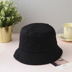 Düz Siyah Bucket Şapka