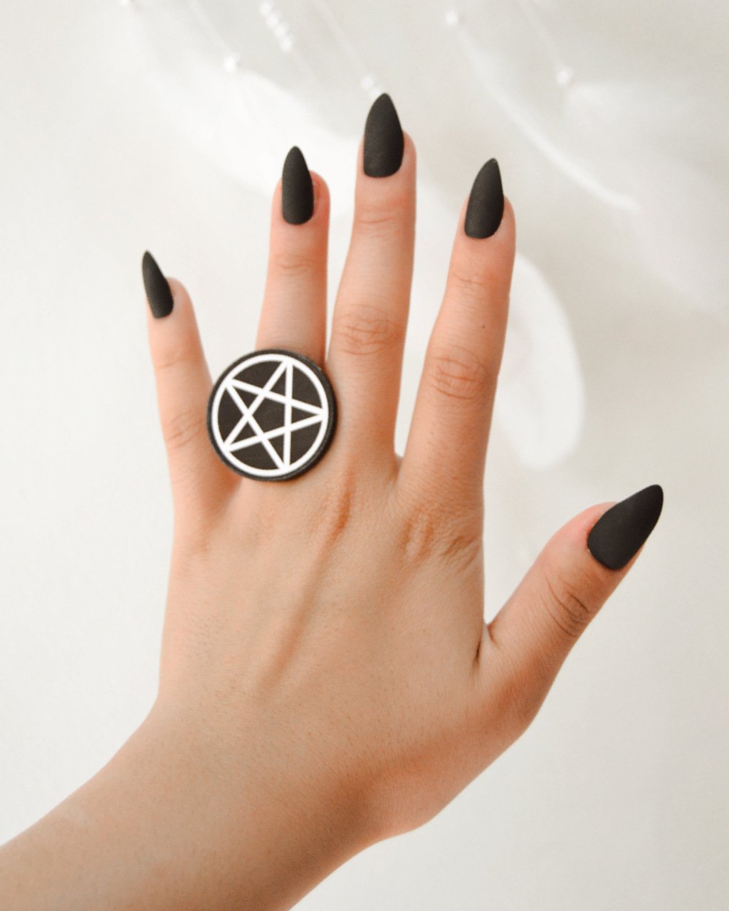 Gothic Pentagram Yüzük