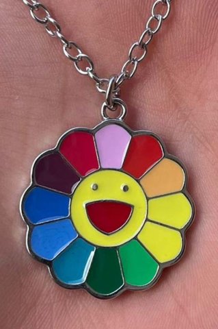 Happy Daisy Rainbow Kolye