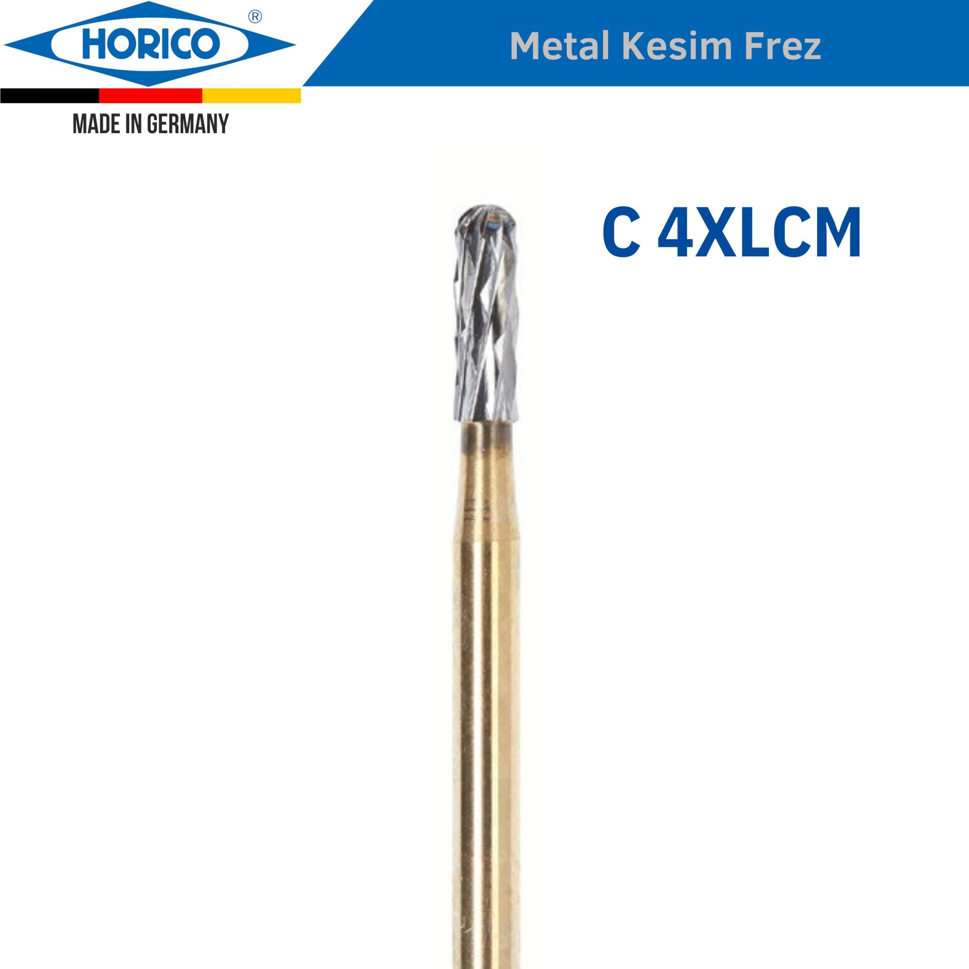 Metal Kesim Frezi - Horico C4XLCM 5'li