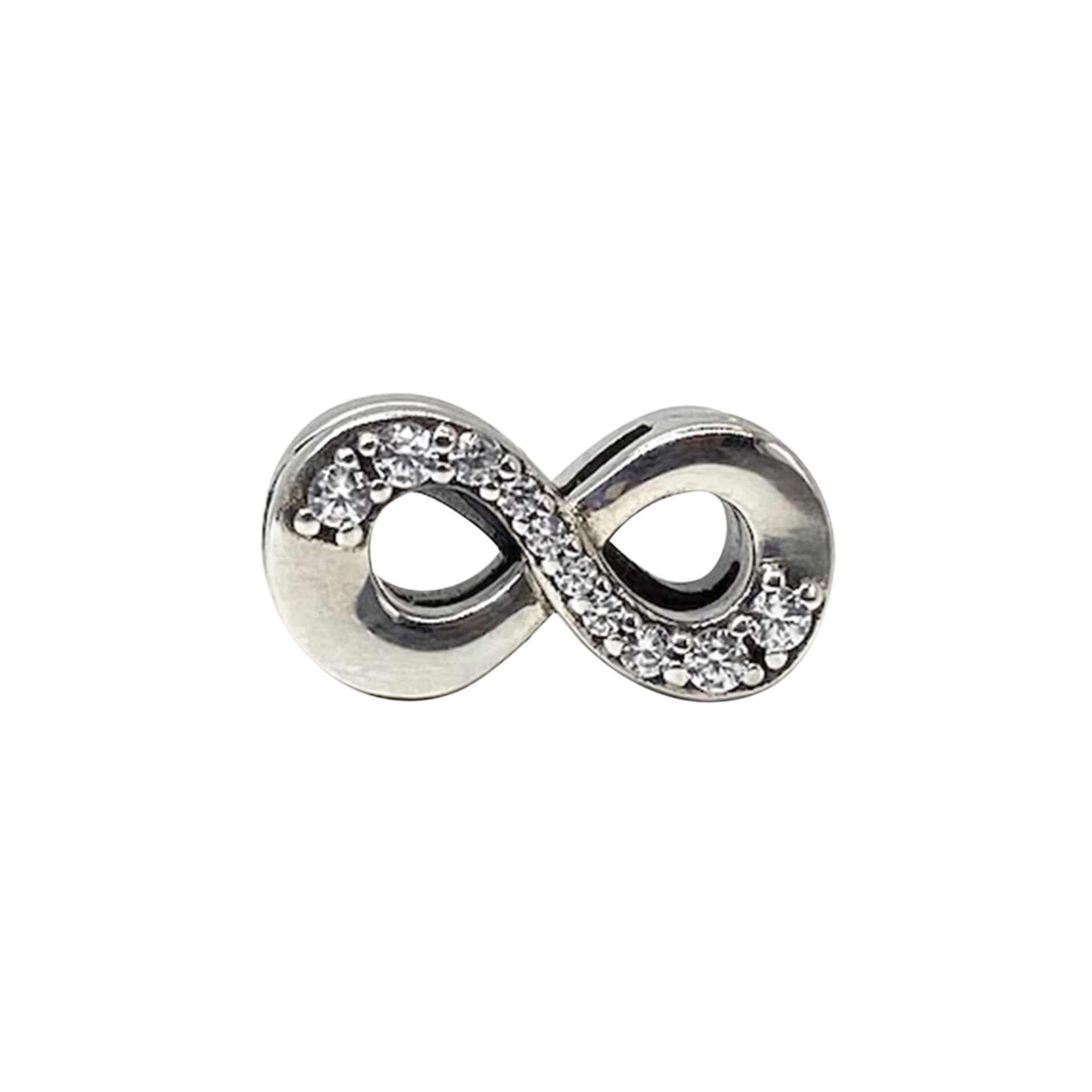 Nur Silver Taş Detay Sonsuzluk Gümüş Charm NUR-BL00144