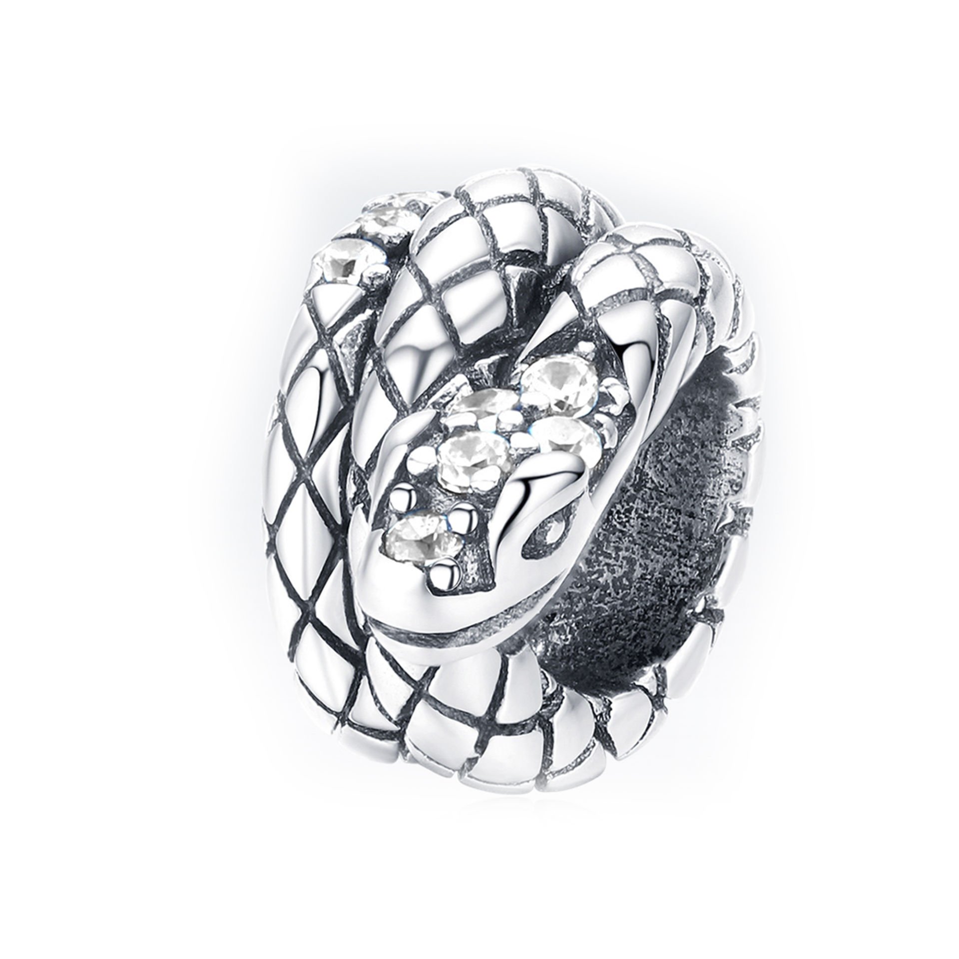 Nur Silver Yılan Gümüş Charm NUR-BL00148