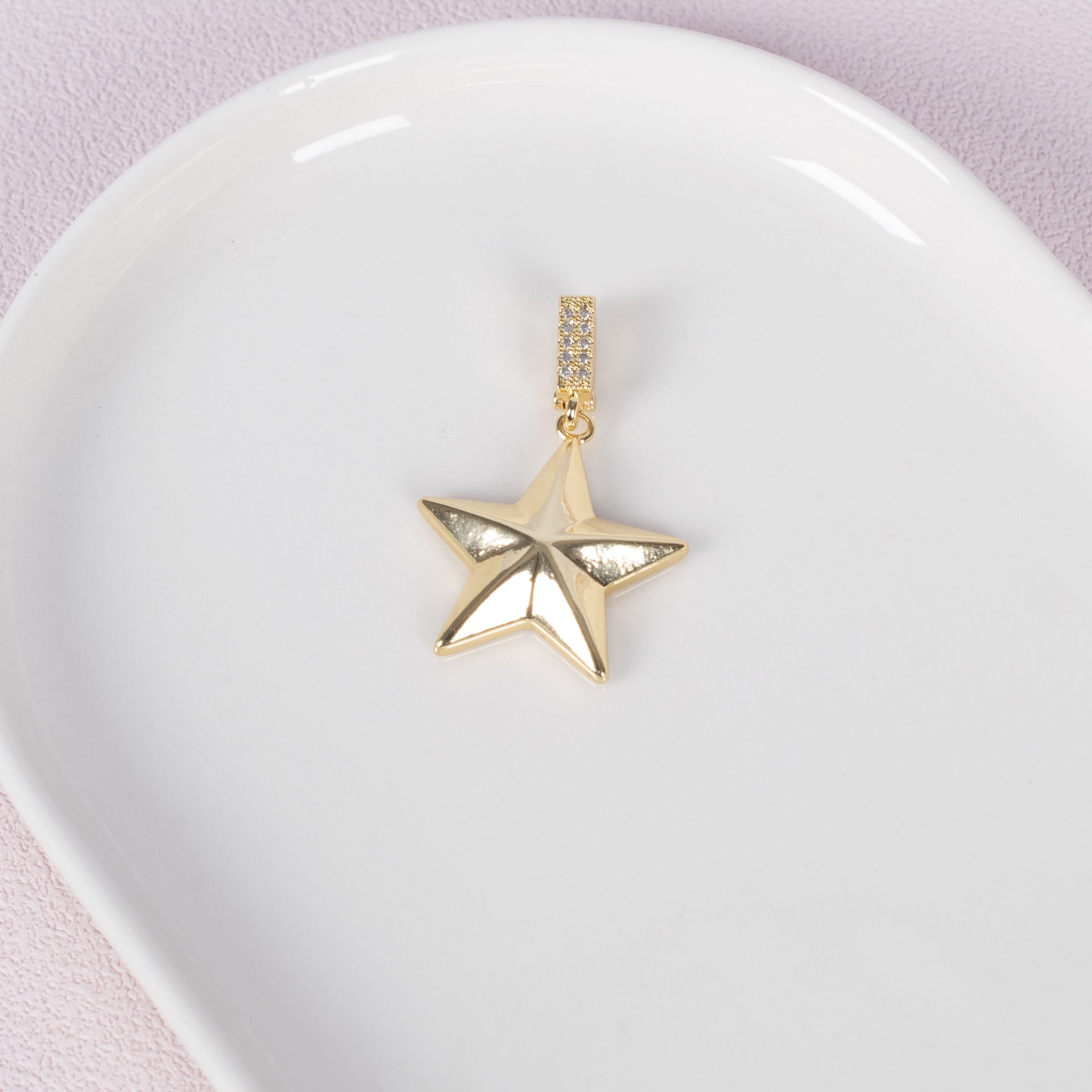 Nur Silver Yıldızlı Çelik Ajda Charm - NUR-AC000006