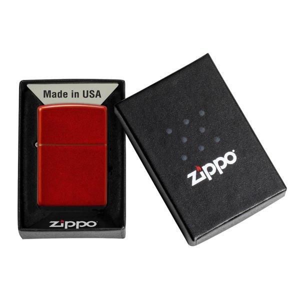 Zippo Regular Metallic Red Çakmak 49475-087313