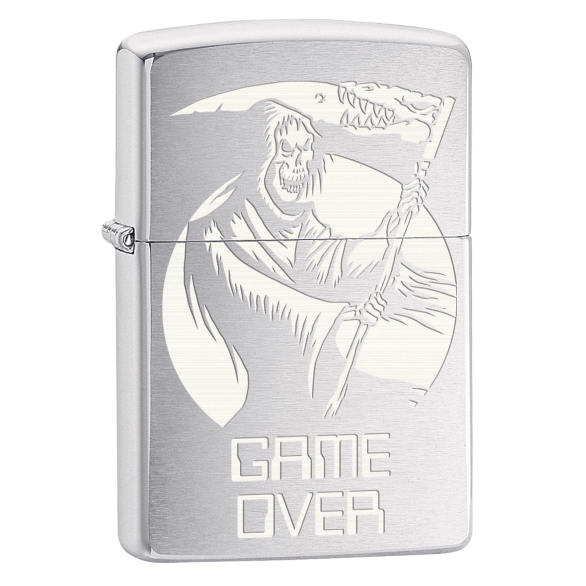 Zippo 200 Pf18 Skull Game Over Design Çakmak 29696-064989