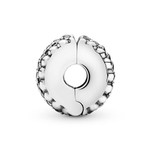 Nur Silver Taşlı Durdurucu Gümüş Charm NUR-BL00252
