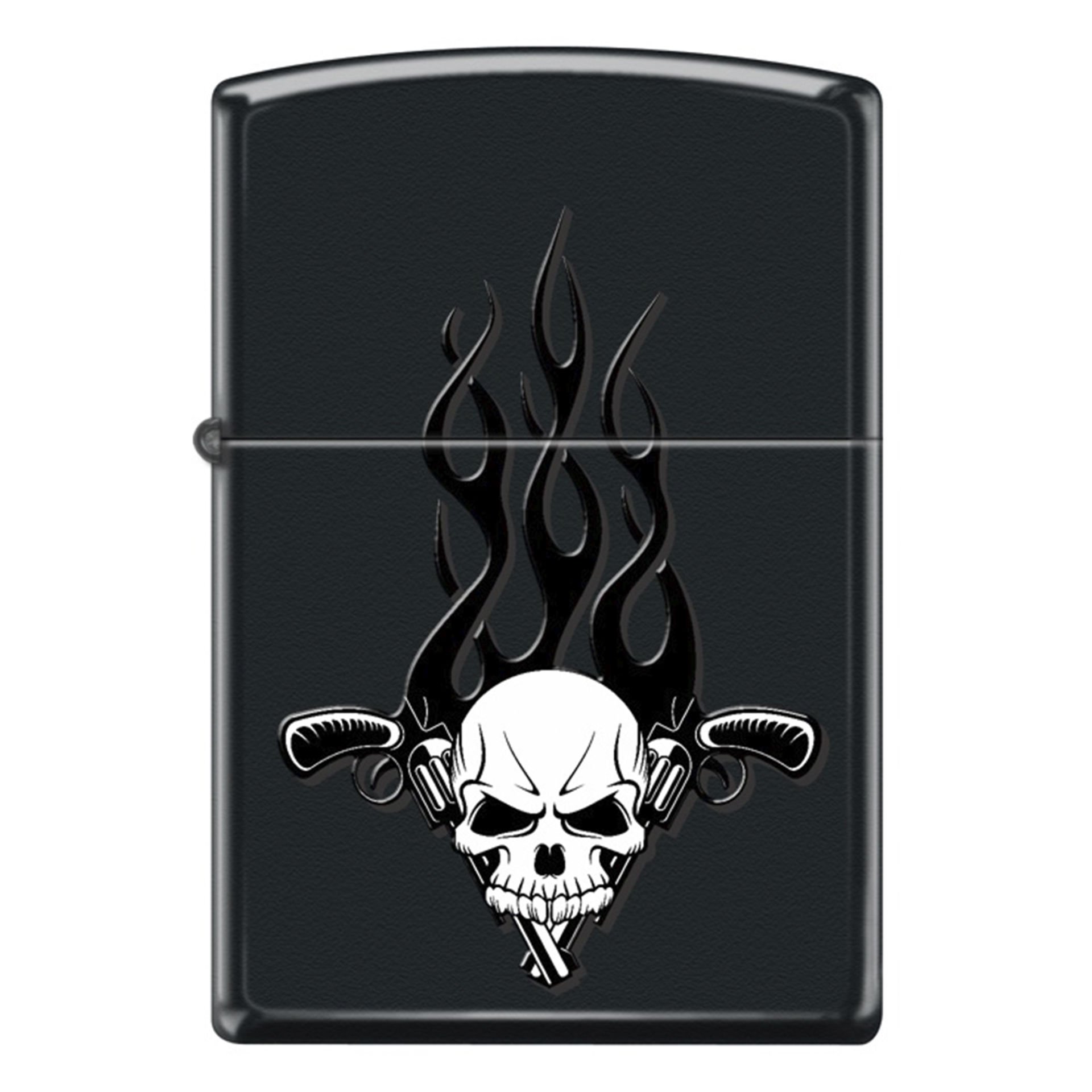 Zippo Skull Flame Guns Çakmak - 218-055292