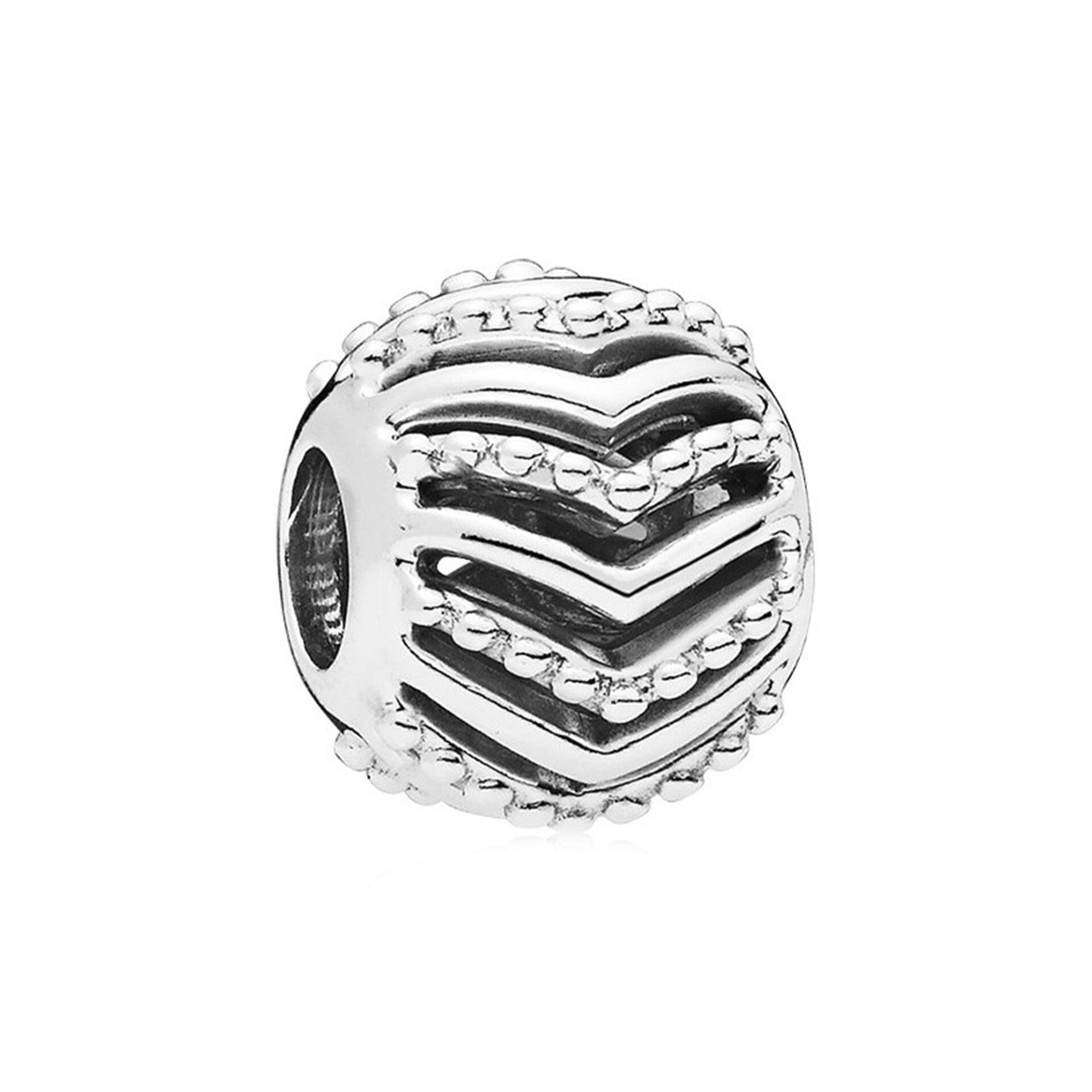 Nur Silver Geçişli Gümüş Charm NUR-BL09995